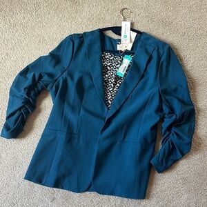 Skies Are Blue Deep Teal Blazer